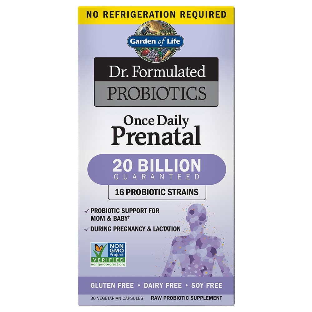 Garden Of Life - Dr. Formulated Probiotics Once Daily Prenatal - 30 Kapseln – Garden Of Life Verpackung