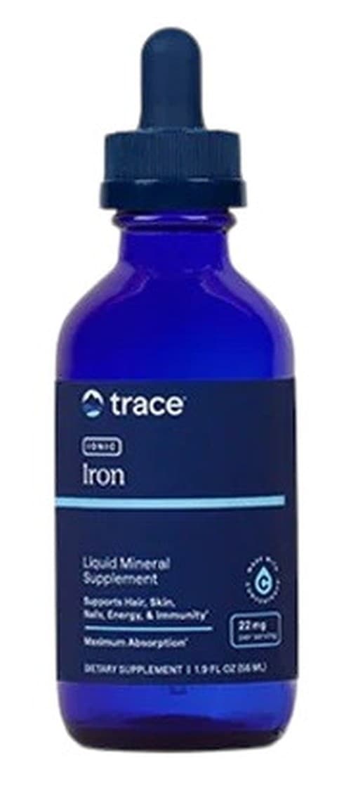 Trace Minerals - Iron - 56ml płynny suplement żelaza – Trace Minerals opakowanie