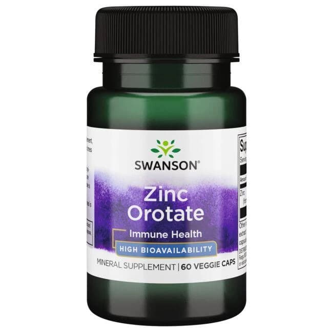 Swanson Zink Orotat 10 mg - 60 vegetarische Kapseln