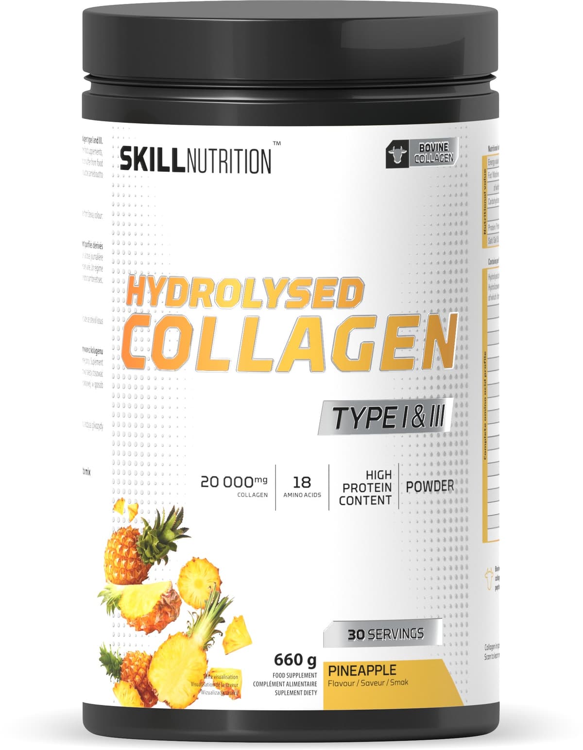 Skill Nutrition - Hydrolyzed Collagen Type I & III – Skill Nutrition packaging