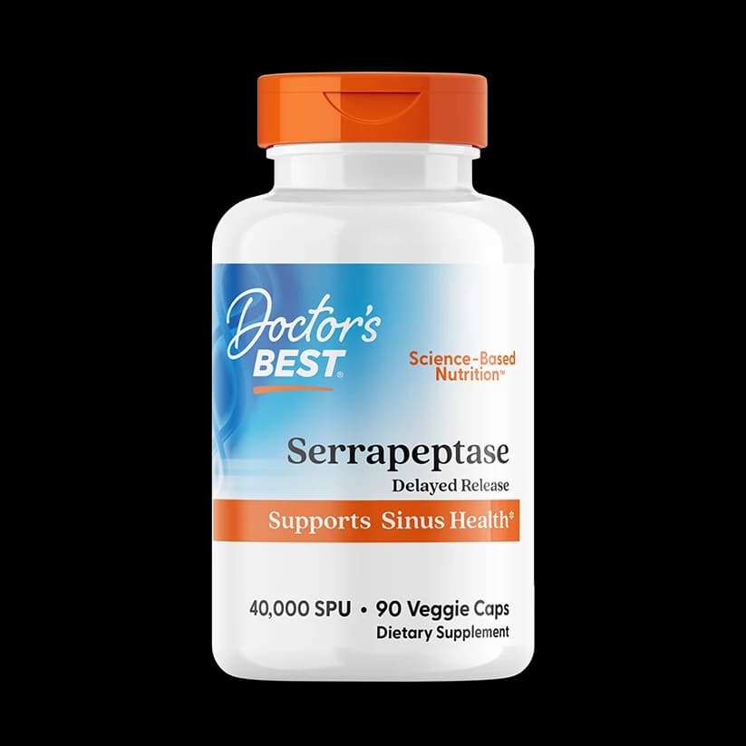 Doctor's Best - High Potency Serrapeptase – Doctor's Best förpackning