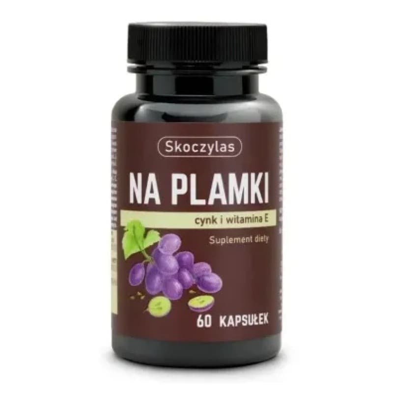 Skoczylas Na Plamki zinco betacarotene vitamina E 60 capsule – Skoczylas confezione