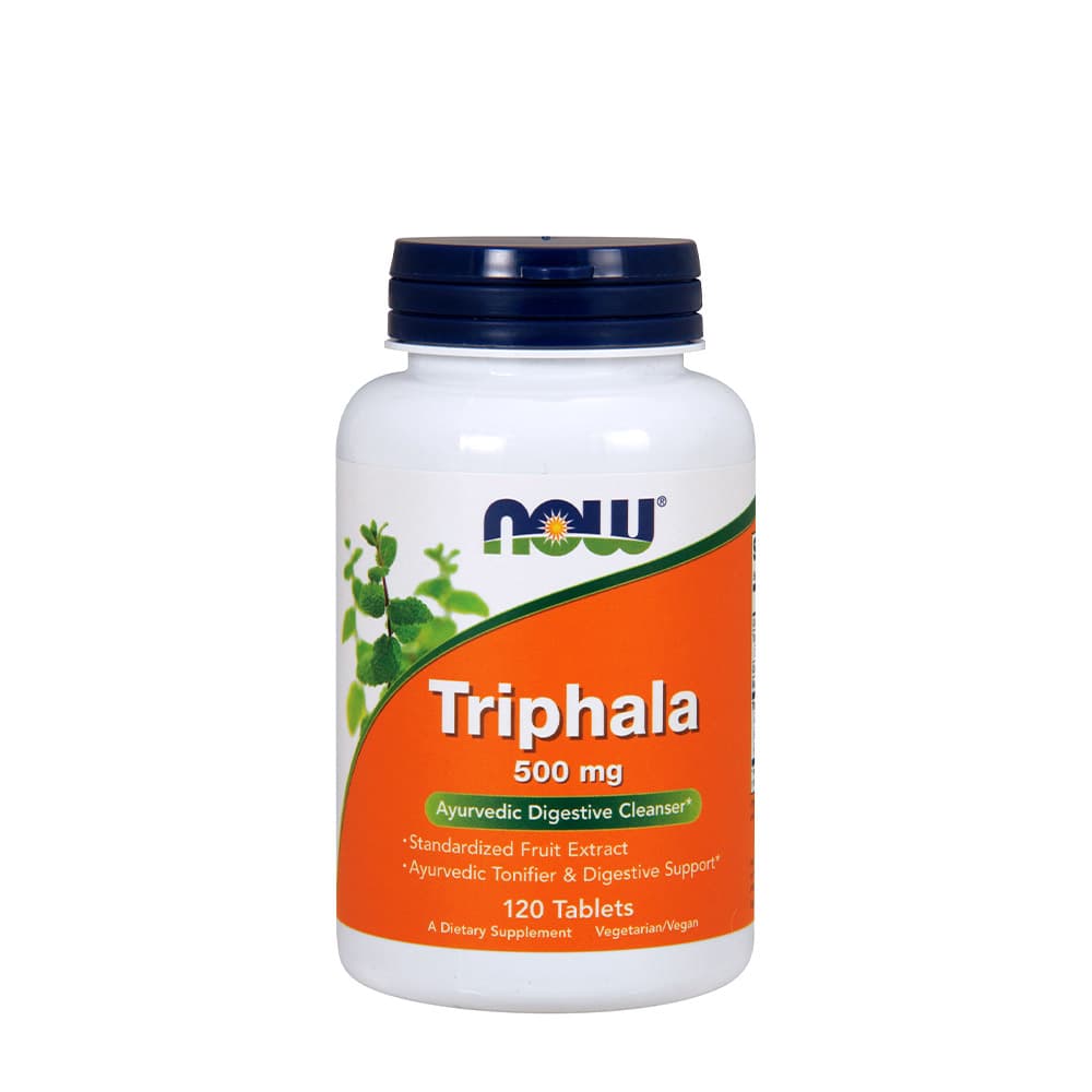 NOW Foods - Triphala - 120 tabletten – NOW Foods verpakking