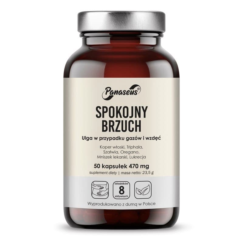 Panaseus - Stomach Ease - 50 Tabs – Panaseus förpackning