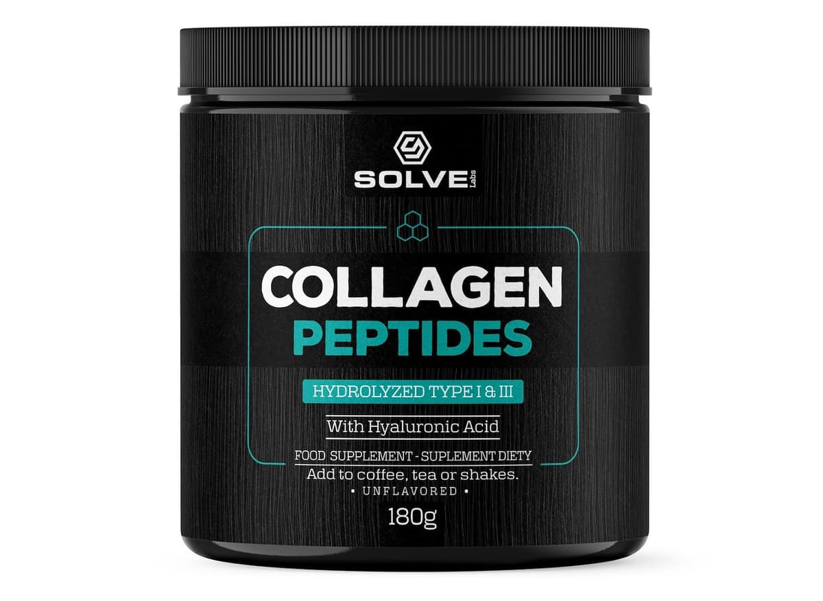 SolveLabs Collagen (hydrolysed collagen types 1 and 3) 180g – SOLVE Labs packaging