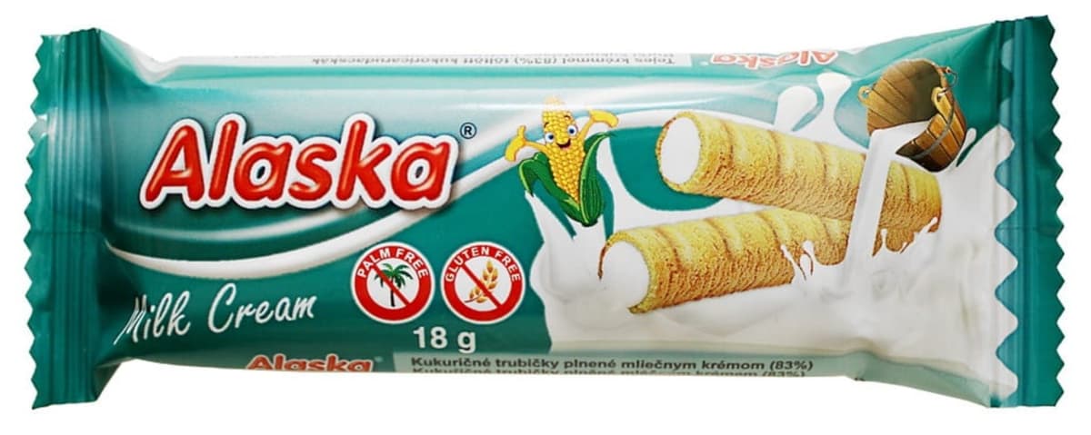 Alaska - Mjölkkräm Wafers - 18g – Alaska packaging