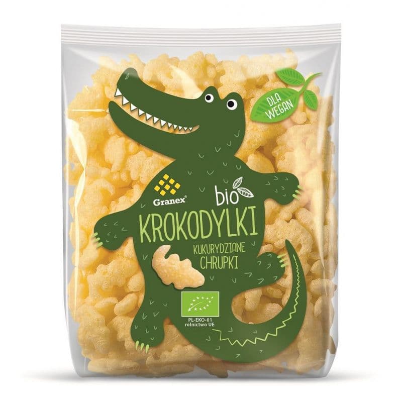 Granex - Krokodil Maïscrackers – Granex packaging