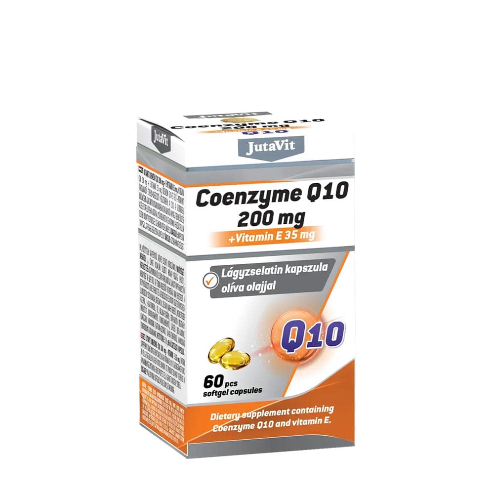 Jutavit Coenzyme Q10 200 mg - 60 Mjuka Kapslar