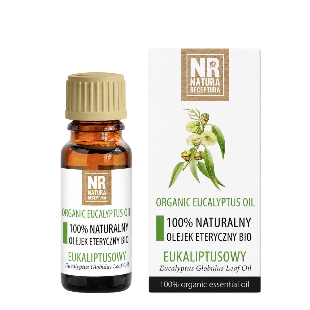Natura Receptura - Organic Eucalyptus Essential Oil 10ml – Natura Receptura packaging