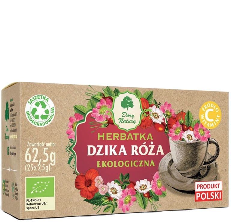 Dary Natury - Wild Rose (Rosehip) – Dary Natury förpackning
