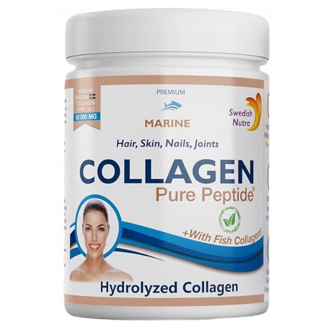 SWEDISH NUTRA Collagen Powder Marine 300 g – Swedish Nutra confezione