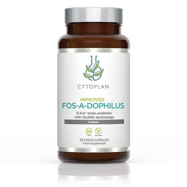 Cytoplan Fos-A-Dophilus Probiotic 60 Växtbaserade Kapslar