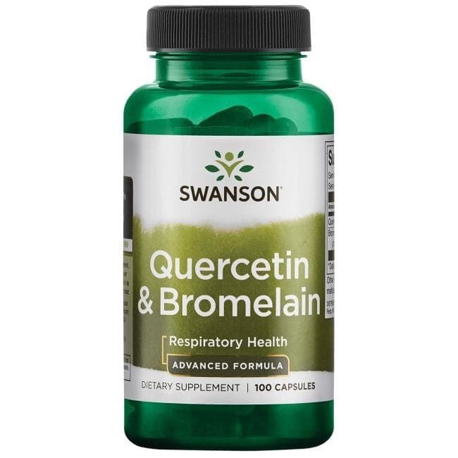 Swanson - Quercetin + Bromelain - 100 Kapseln