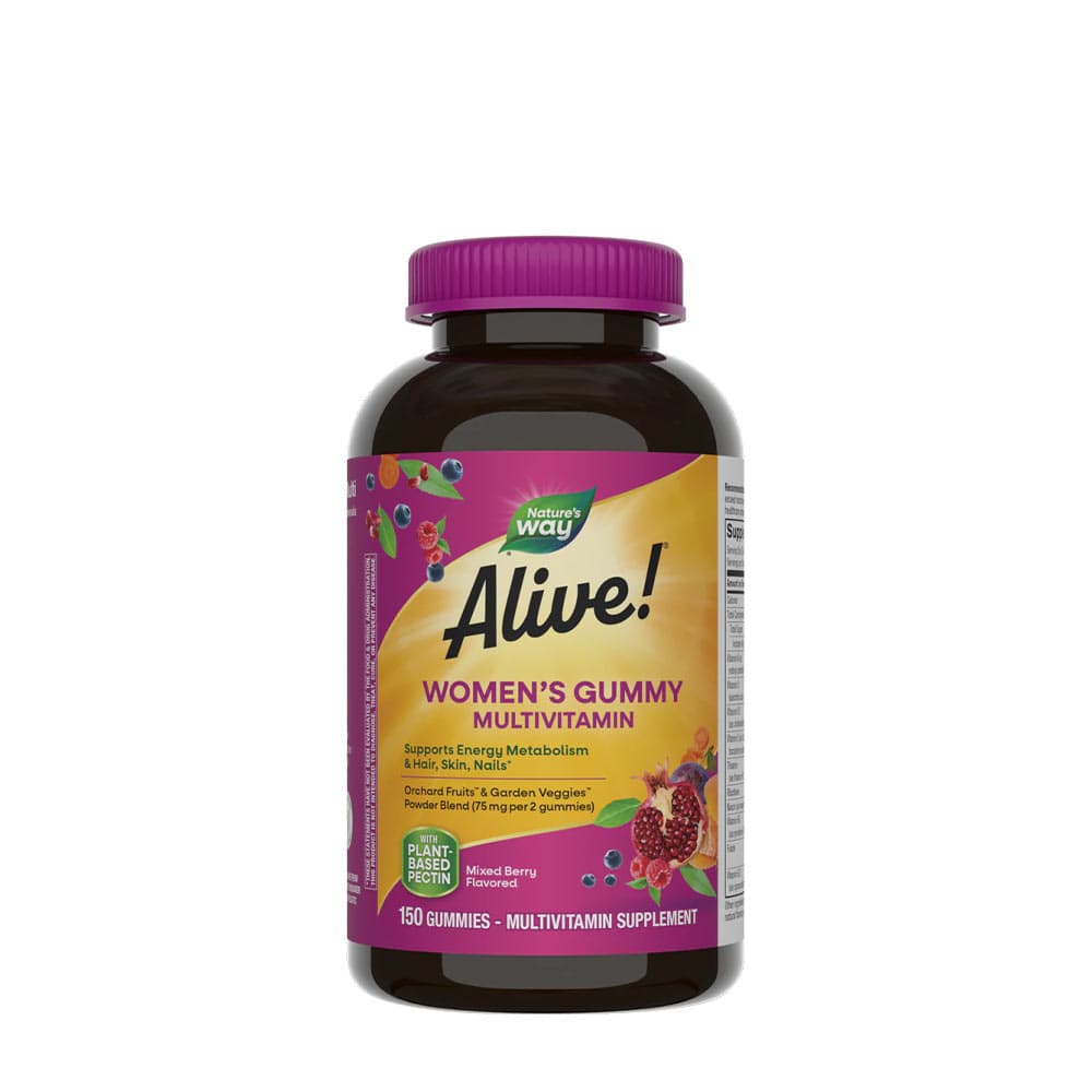 Nature's Way Mixed Berry 150 Gummies - Gommes aux fruits avec vitamines – Nature's Way emballage