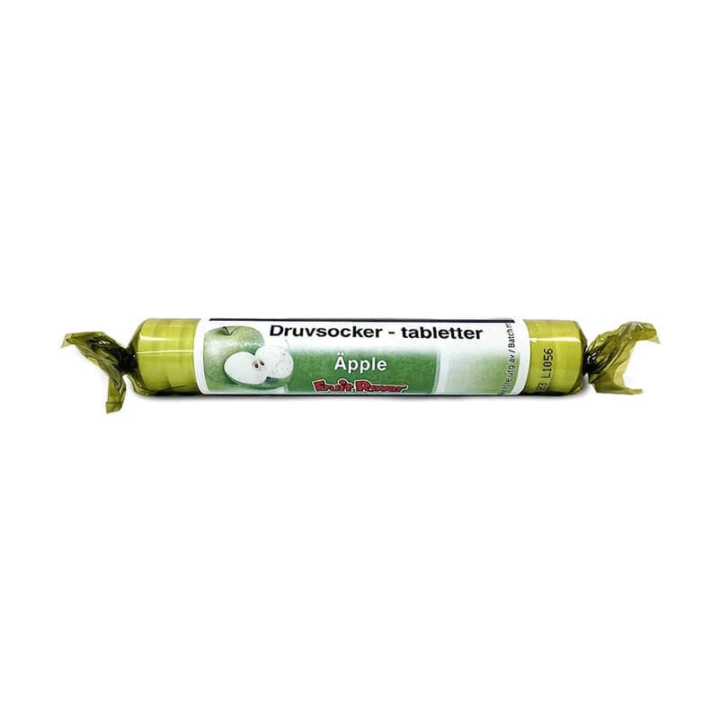 Green Apple Glucose 17 tablets – Fruit Power packaging