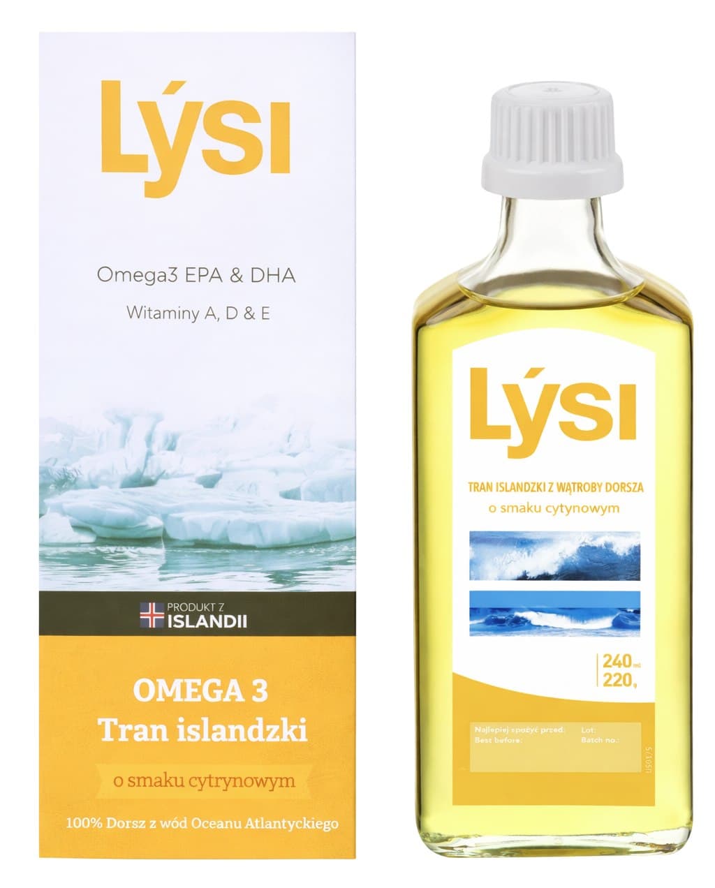 Lysi - Islandsk Torskeleverolje 100 kapsler – Lysi confezione