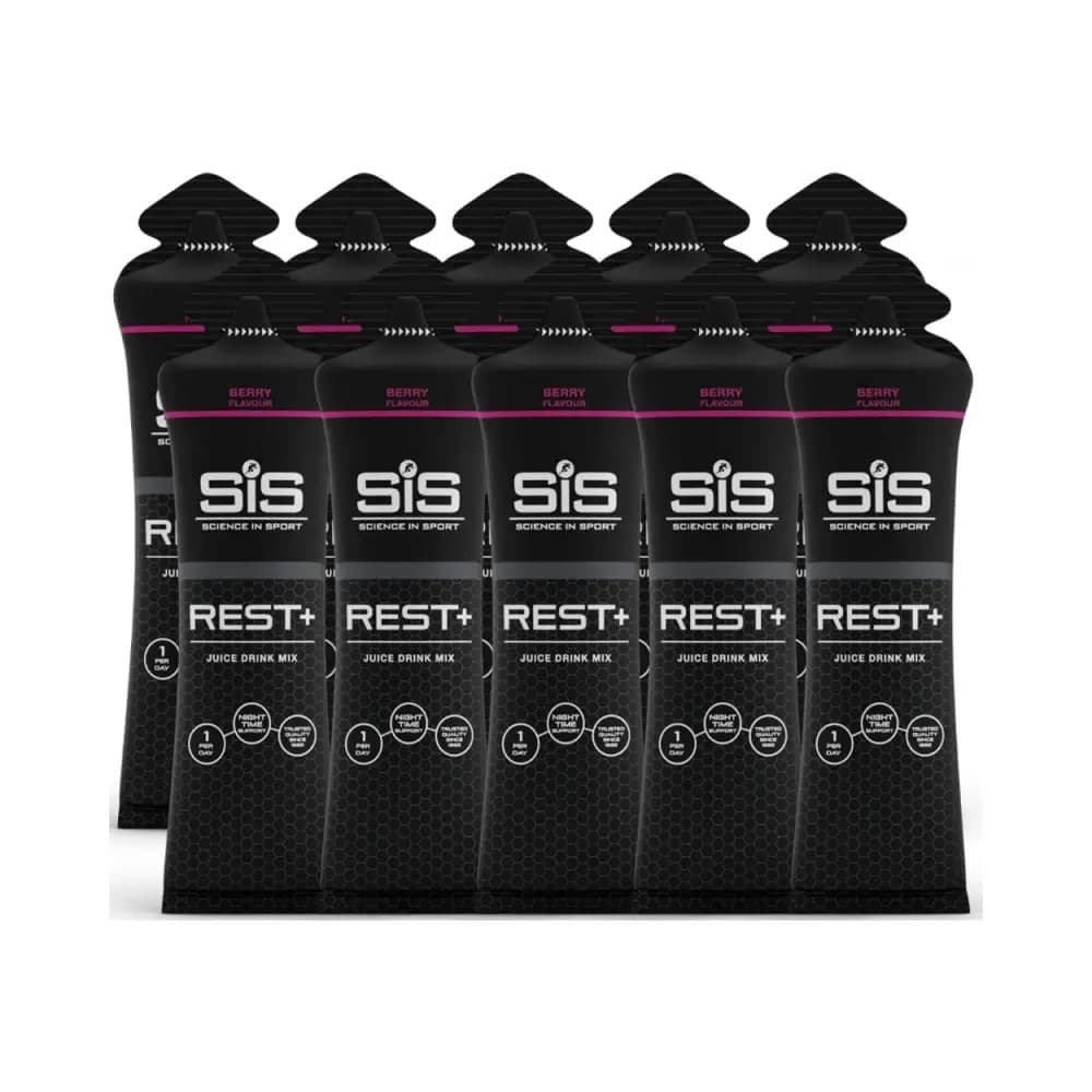 Science In Sport - Rest+ Gels - Recovery Support – Science In Sport förpackning