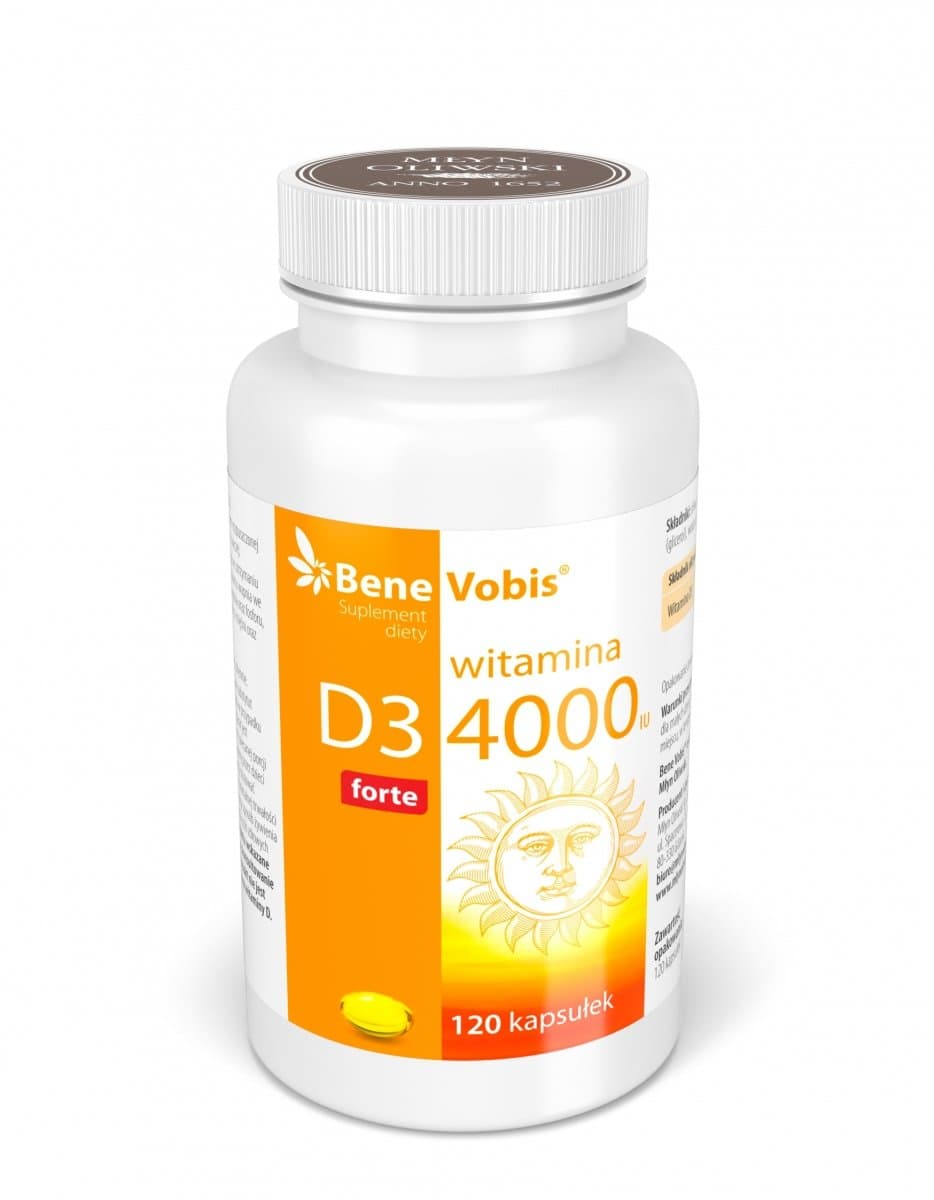Bene Vobis Vitamina D3 4000IU 120 cápsulas
