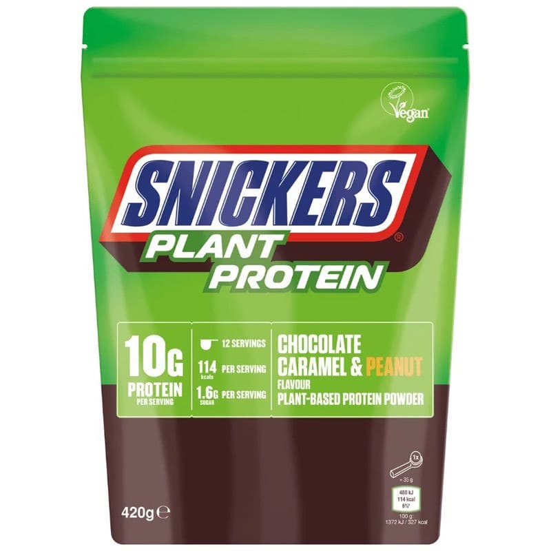 Polvo de proteína vegetal Mars Protein Snickers 420g – Mars empaque