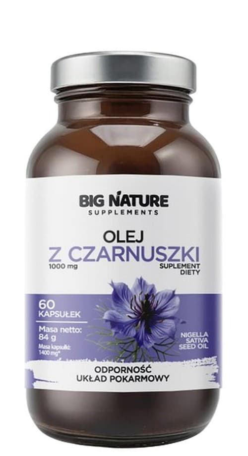 Big Nature - Black Cumin Seed Oil - 60 Capsules – Big Nature packaging