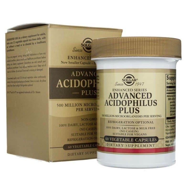 Solgar - Advanced Acidophilus Plus – Solgar packaging