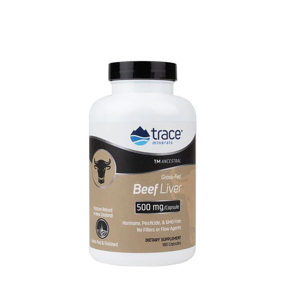 Trace Minerals TMAncestral Beef Liver - 180 kapslar