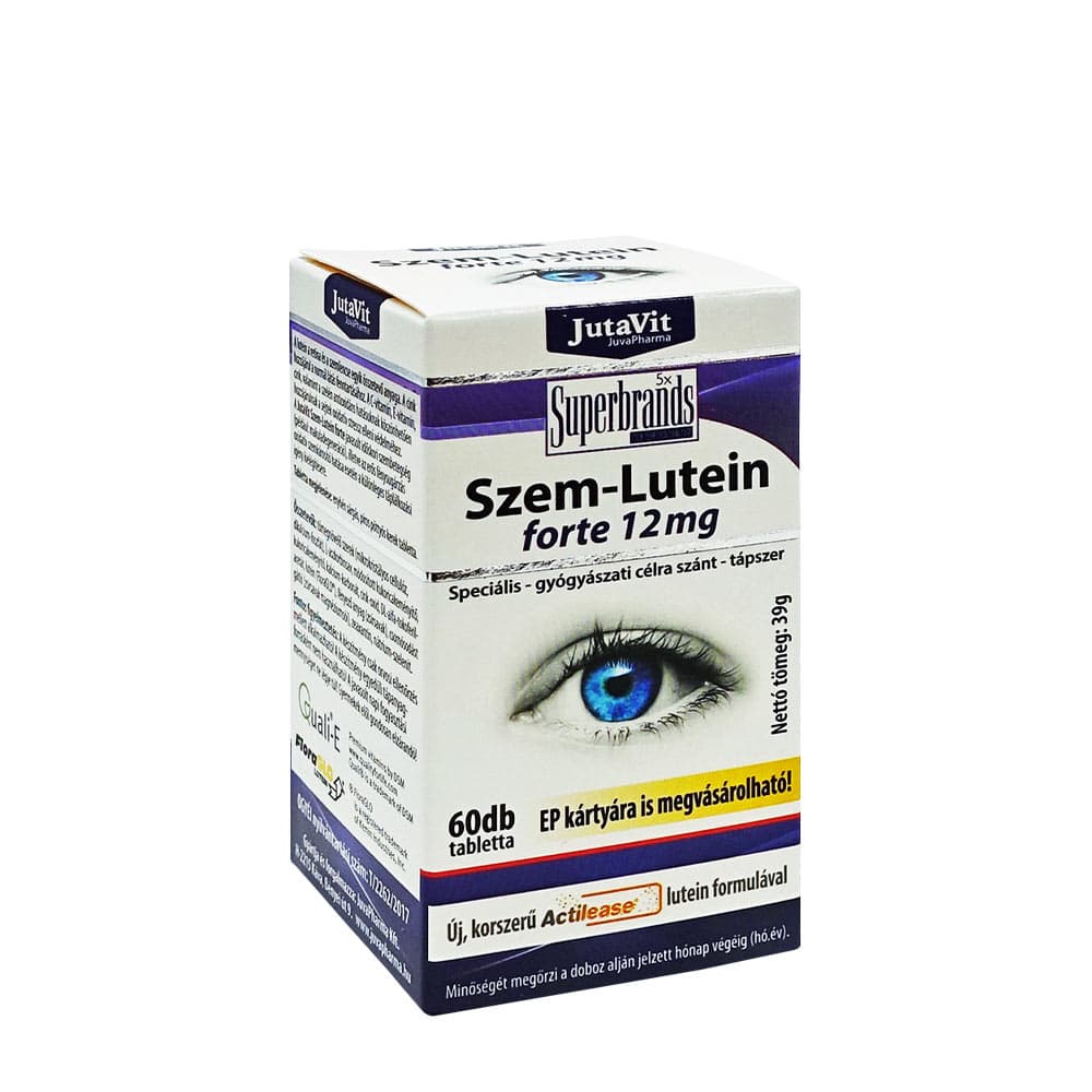 Jutavit - Eye Health Lutein Forte 12mg Tabs – Jutavit förpackning