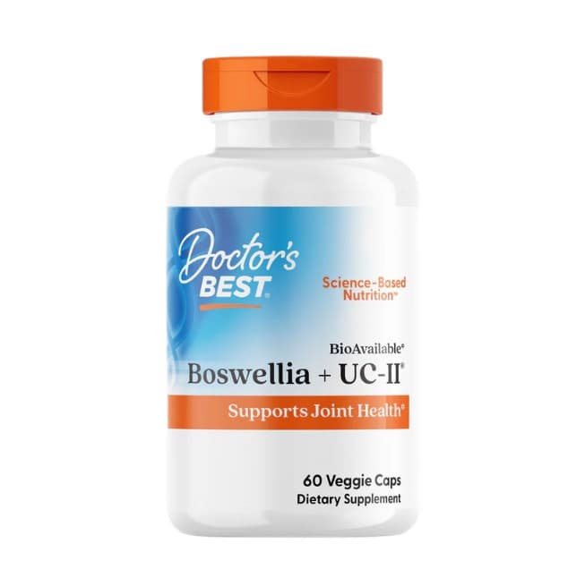 Doctor's Best Boswellia med UC-II 500mg - 60 vegetariska kapslar