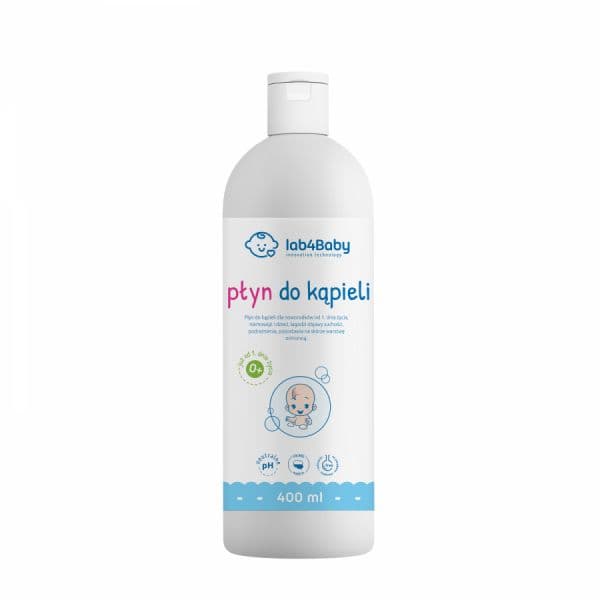 lab4Baby - Bath Liquid - 400 ml – lab4Baby förpackning