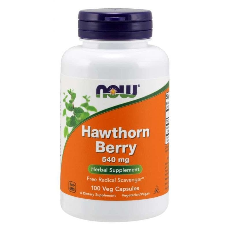 NOW Foods Weißdornbeeren 540 mg Kapseln – NOW Foods Verpackung