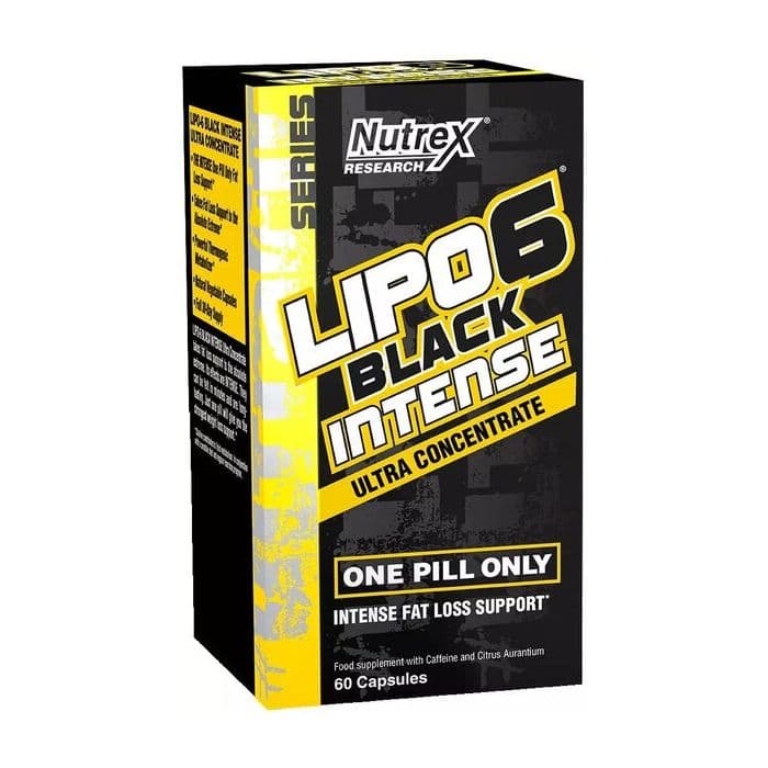 Nutrex - Lipo-6 Black Intense Ultra Concentrate - 60 kapslar