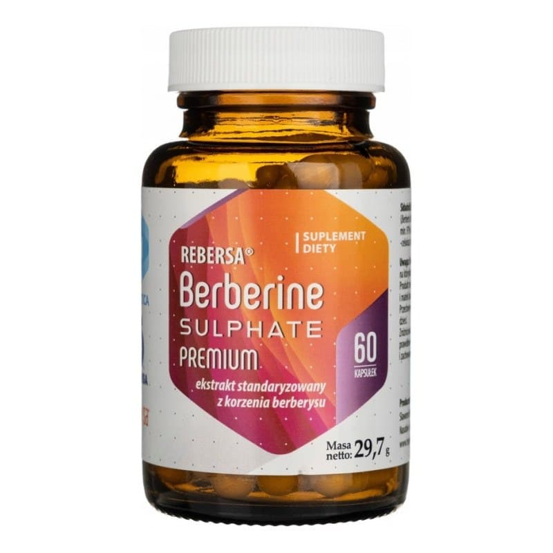 Rebersa - Berberine Sulphate Premium - 60 Caps – Rebersa förpackning
