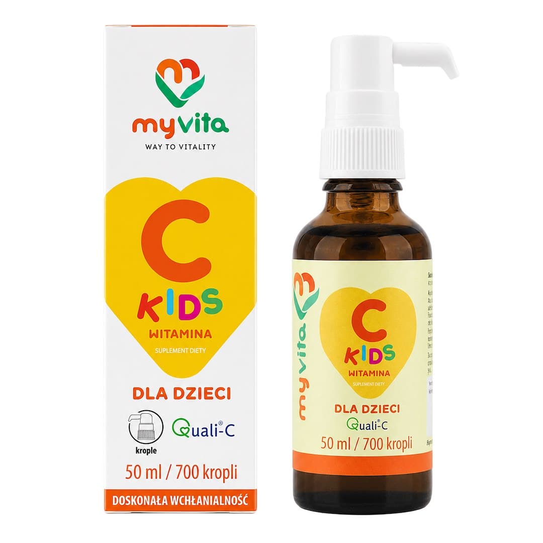 MyVita - Vitamin C Kids Drops 50ml – MyVita Verpackung