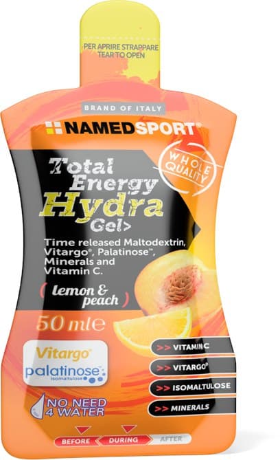 Namedsport - Total Energy Hydra Gel - 50 ml – Namedsport förpackning