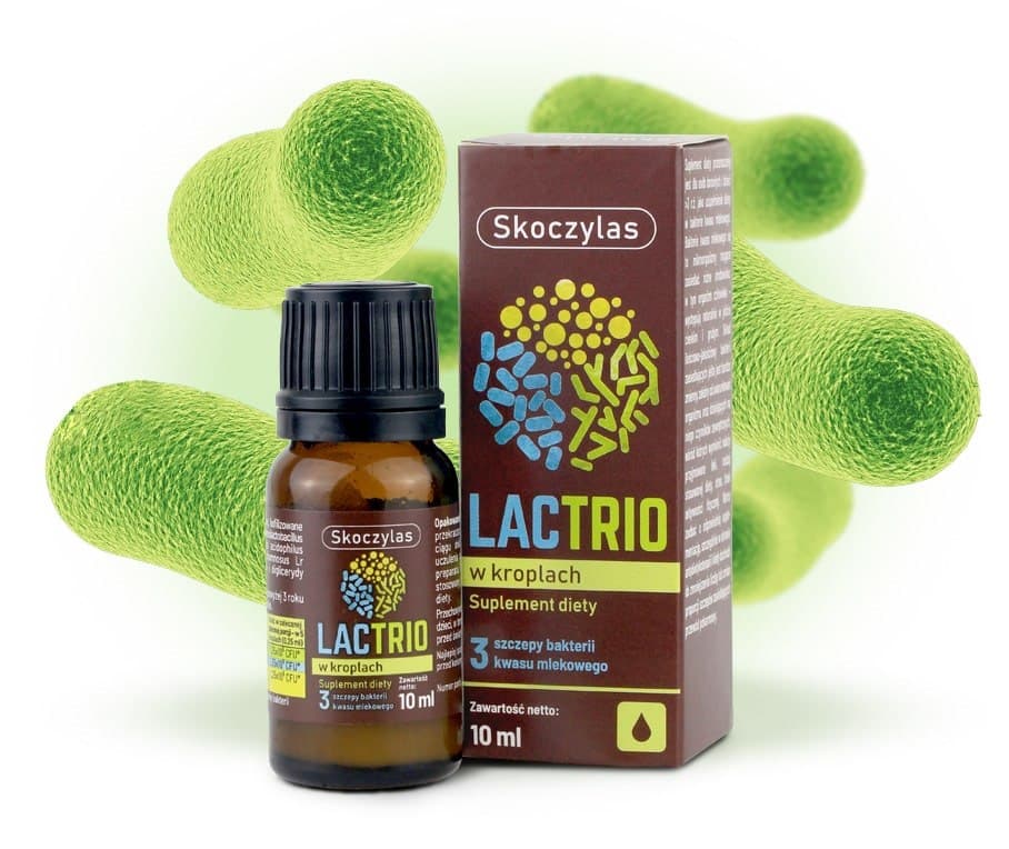 Skoczylas Lactrio Probiotika in Tropfen 10 ml – Skoczylas packaging