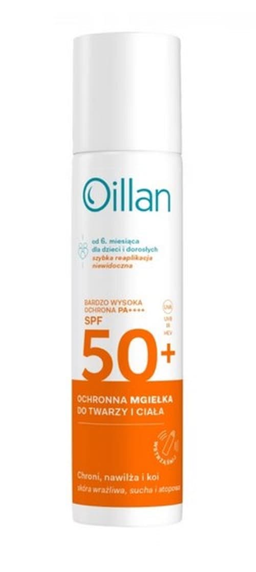 Oillan Sun Mist SPF 50 - 75ml – Oillan empaque