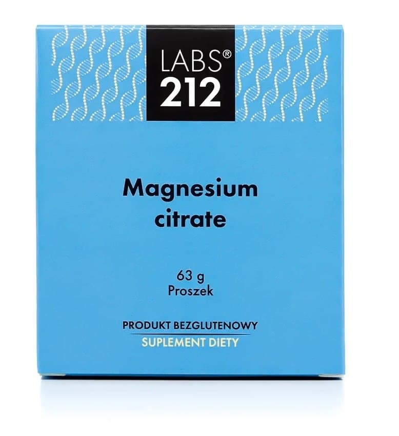Labs212 Citrato de Magnésio 63g | Citrato de Magnésio em pó para uso diário – LABS 212 packaging