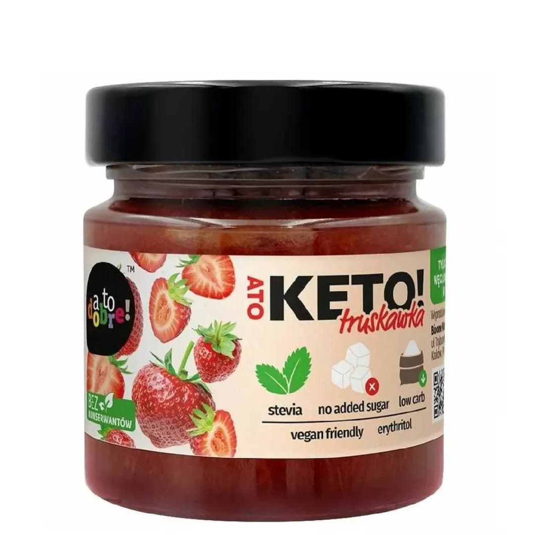 ATODOBRE! - KETO-jordbærmarmelade - 200 g