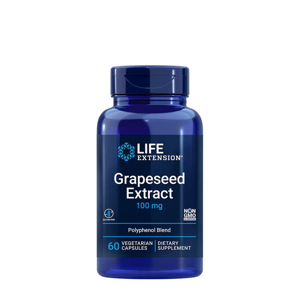 Life Extension - Grapeseed Extract - 60 Vcaps – Life Extension förpackning