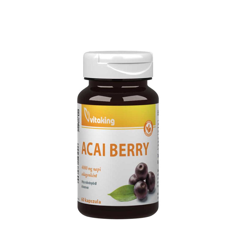 Vitaking Acai Berry 3000mg - 60 capsules – Vitaking packaging
