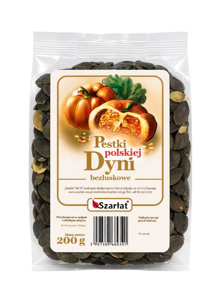 Szarłat - Polish Pumpkin Seeds Hulled - 200g – Szarłat confezione
