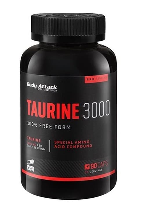 Body Attack - Taurine 3000 - 90 Capsules – packaging