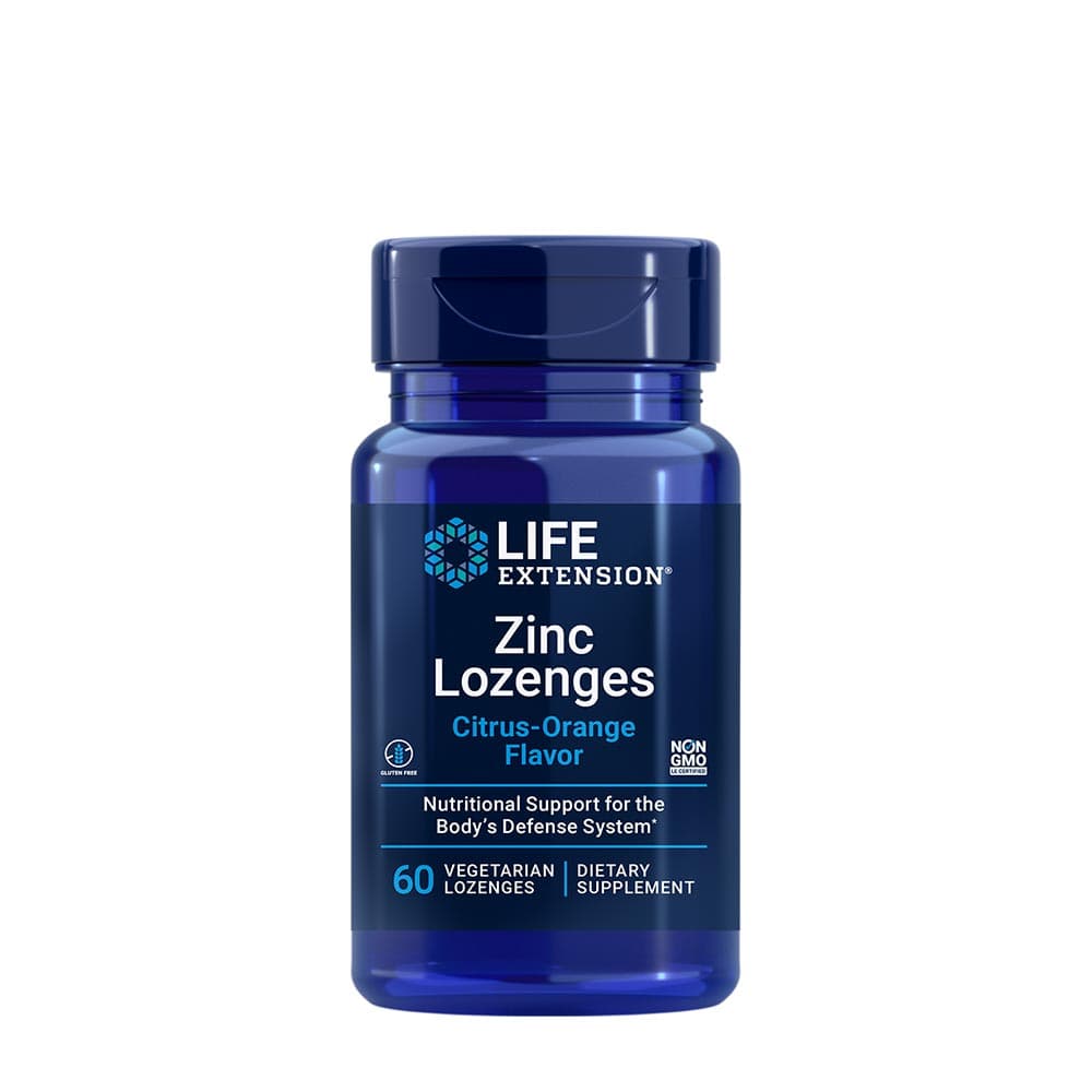 Life Extension Zinc Lozenges 18,75 mg – 60 pastiglie vegetariane – Life Extension confezione