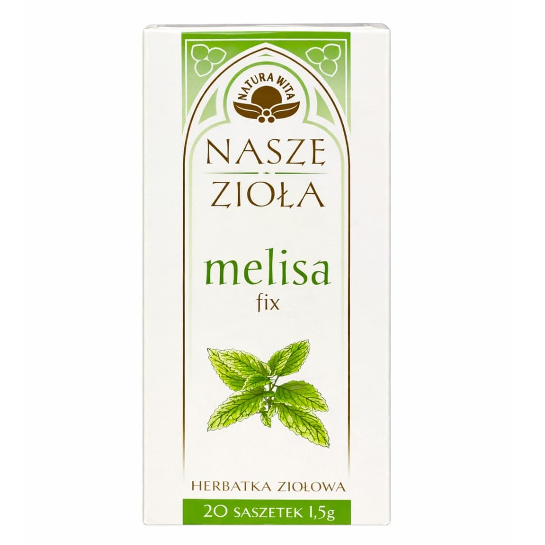 Natura-Wita - Melissa Fix - Herbal Supplement - 20 sachets x 1.5g – Natura-Wita förpackning