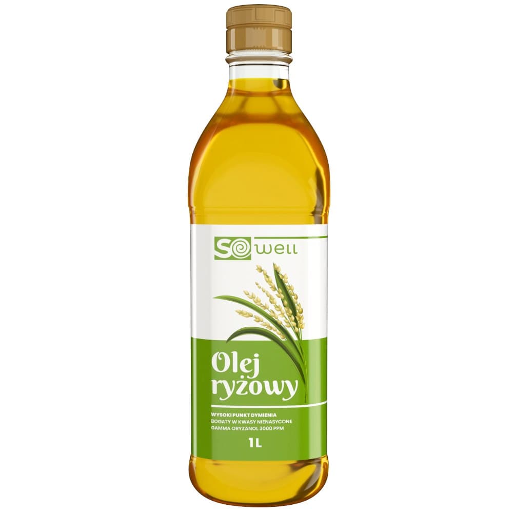 Sowell - Rice Oil - 1l – SO well förpackning