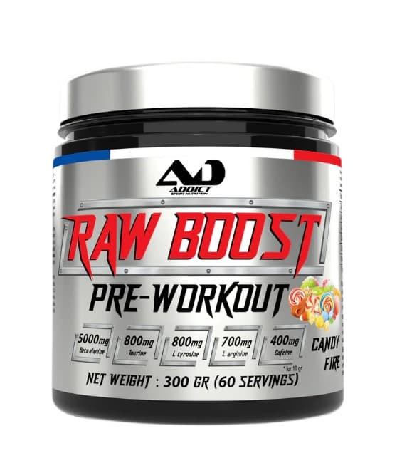 Addict Sport Nutrition (ADD) - Raw Boost Pre-Workout – Addict Sport Nutrition verpakking
