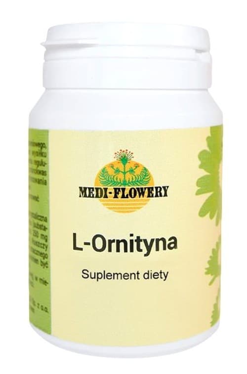 Medi-Flowery - L-Ornithine - 60 capsules – Medi-Flowery emballage
