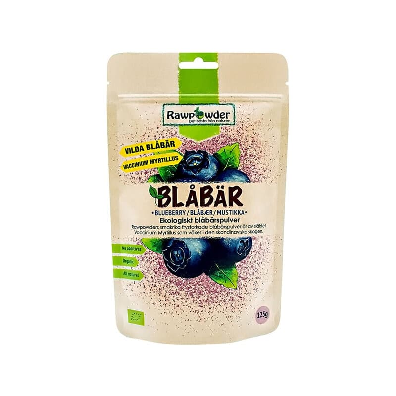 Frystorket blåbærpulver 125g