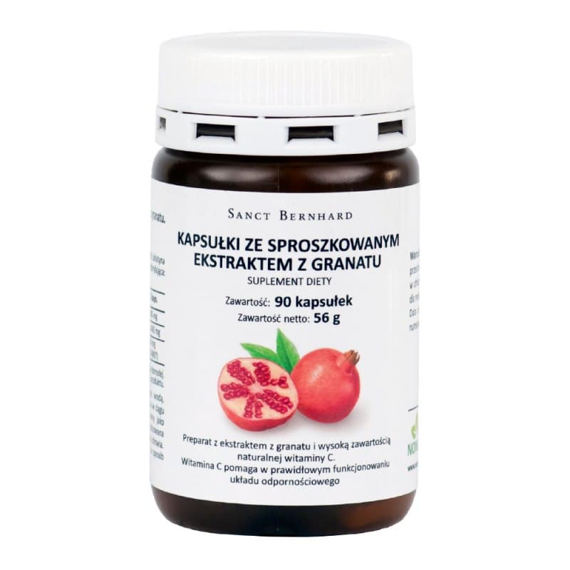 Kräuterhaus Sanct Bernhard Pomegranate - 500 mg - 90 capsules