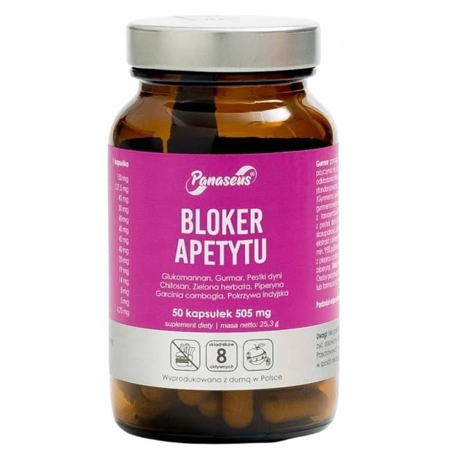 Panaseus Appetite Blocker - 50 kapslar